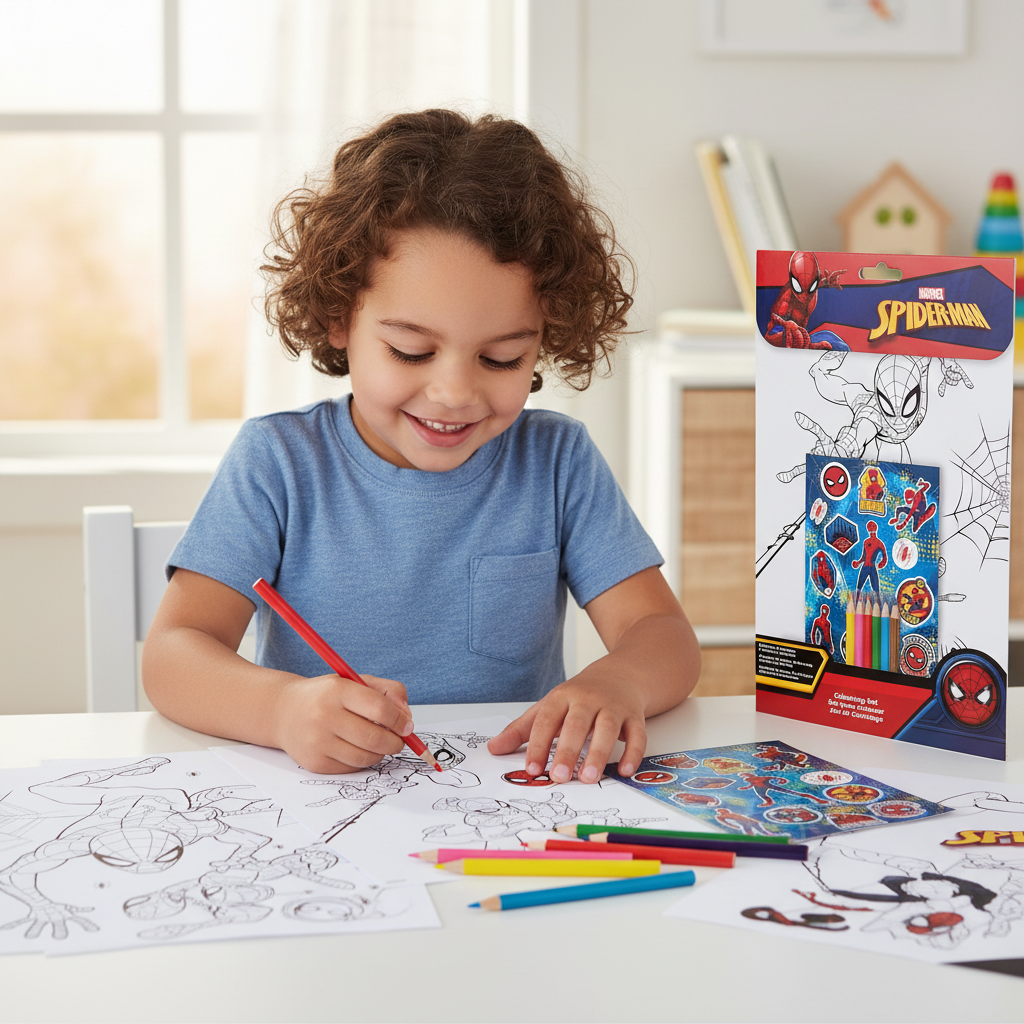 Set sticker e matite - Scrivania