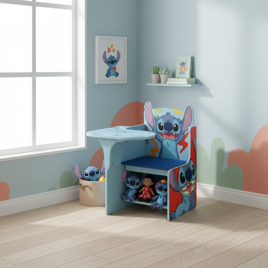 Stile scandinavo con banchetto Lilo & Stitch