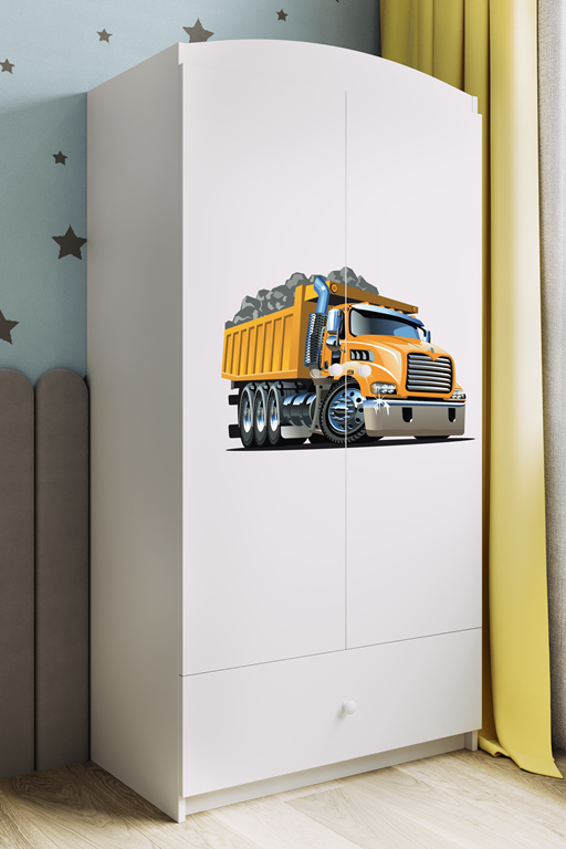 Armadio per Bambini Babydreams Bianco Camion