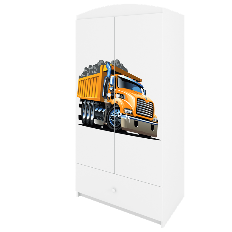 Armadio per Bambini Babydreams Bianco Camion
