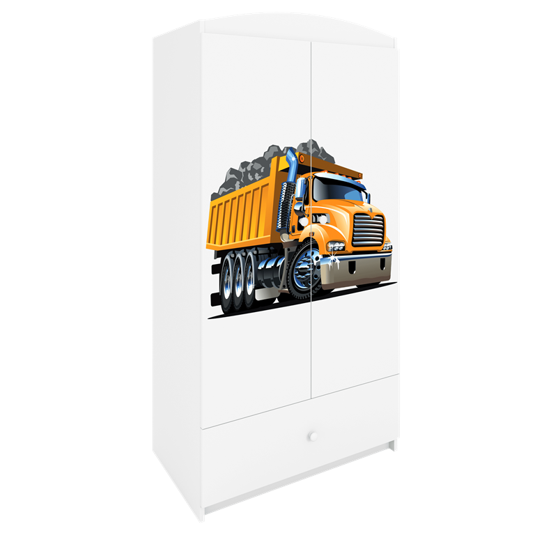 Armadio per Bambini Babydreams Bianco Camion