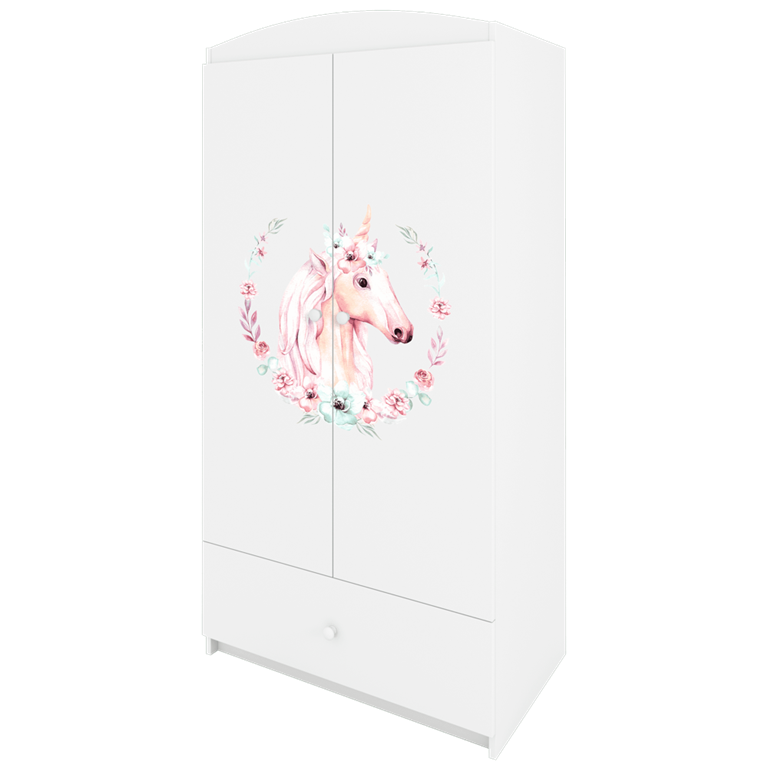 Armadio per bambini babydreams white horse