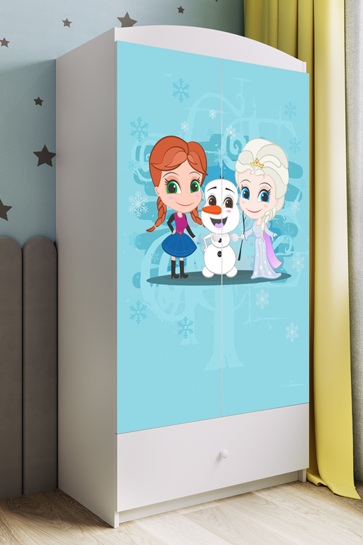 Wardrobe babydreams white frozen land