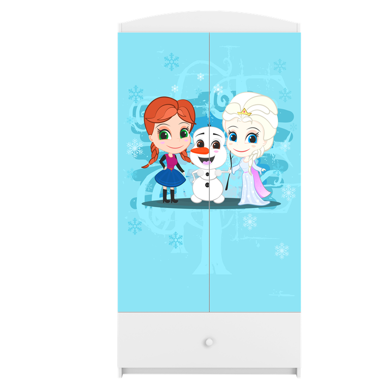 Wardrobe babydreams white frozen land