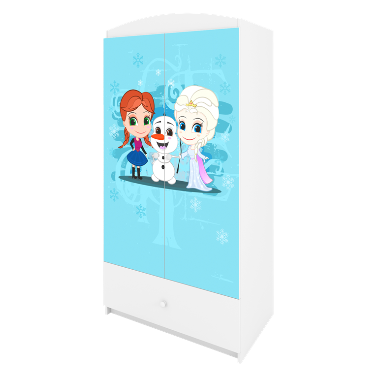 Wardrobe babydreams white frozen land