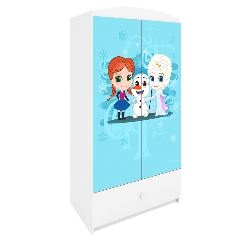 Wardrobe babydreams white frozen land