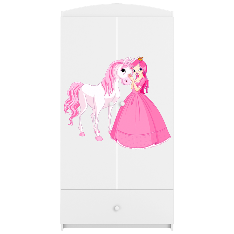 Wardrobe babydreams white princess horse