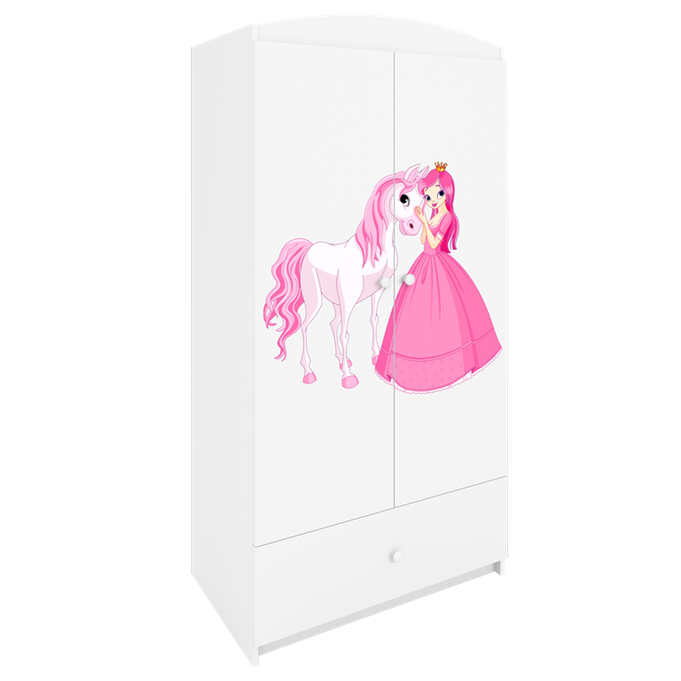 Wardrobe babydreams white princess horse