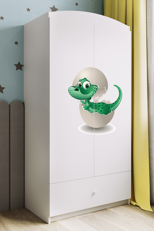 Wardrobe babydreams white baby dino