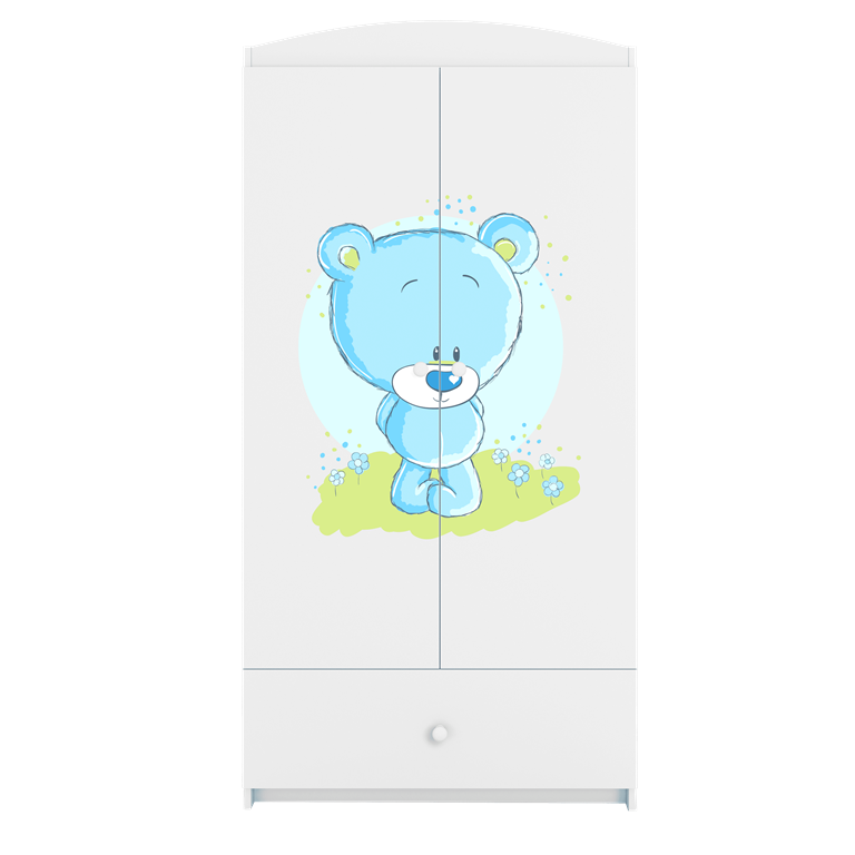 Wardrobe babydreams white blue teddybear