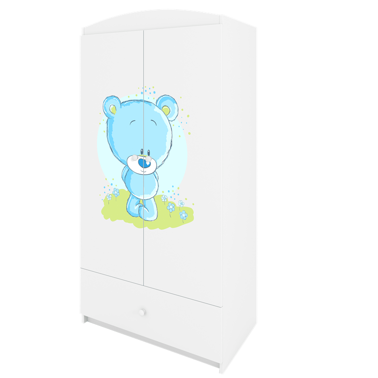Wardrobe babydreams white blue teddybear
