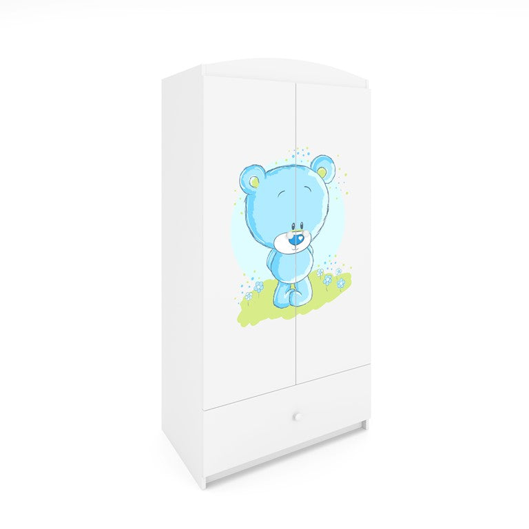 Wardrobe babydreams white blue teddybear