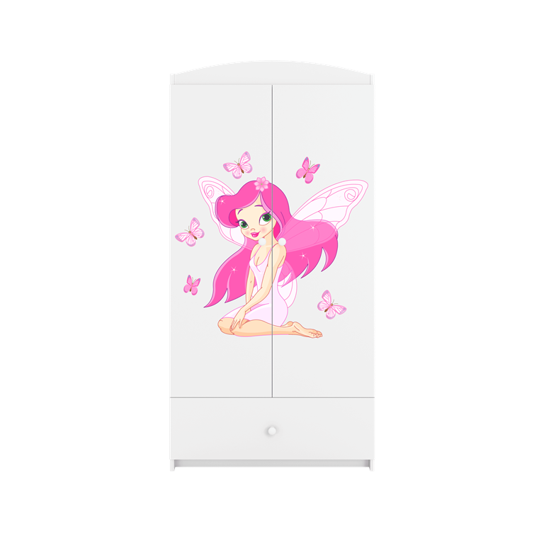 Wardrobe babydreams white fairy with butterflies