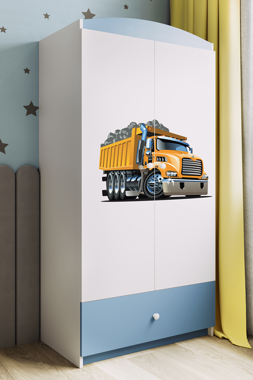 Armadio per bambini babydreams blue truck