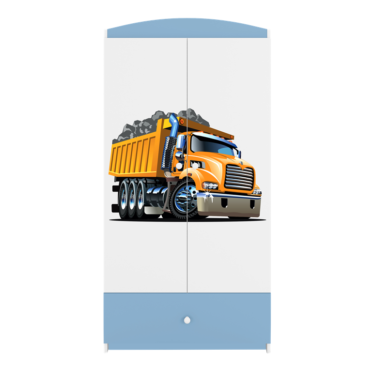 Armadio per bambini babydreams blue truck