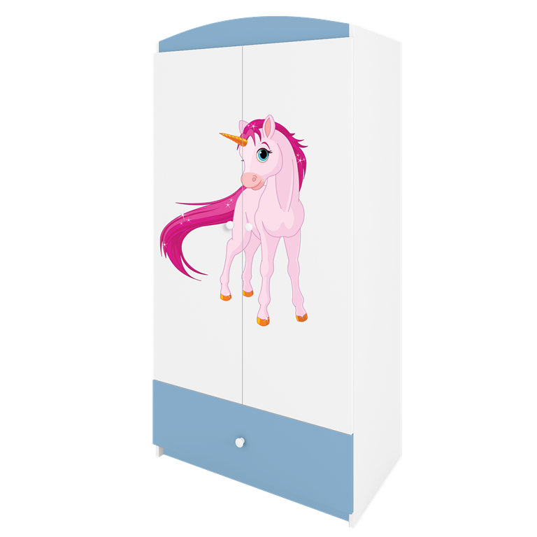 Armadio per Bambini Babydreams Blu Unicorno