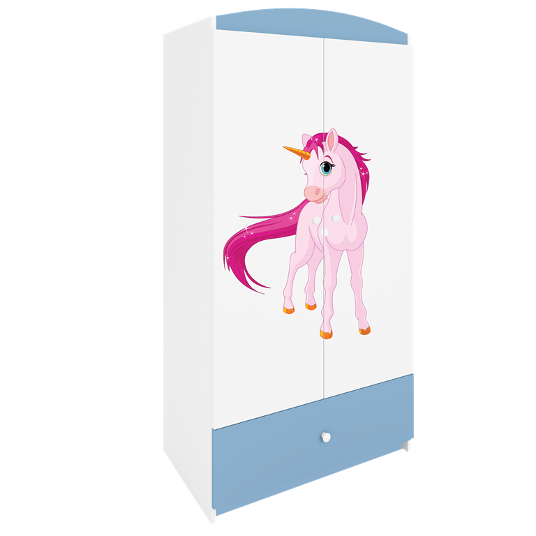 Armadio per Bambini Babydreams Blu Unicorno
