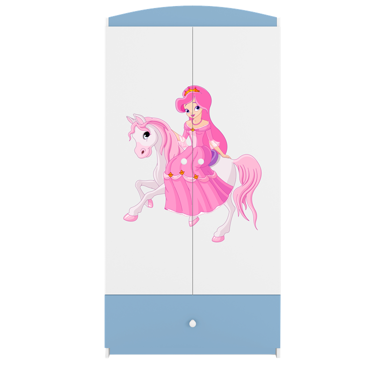 Wardrobe babydreams blue princess on horse