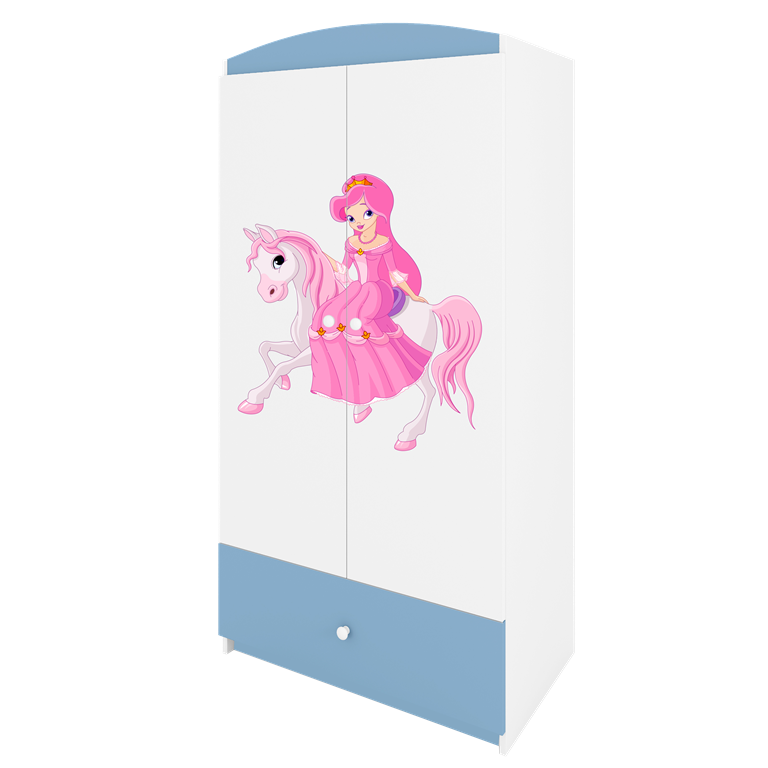 Wardrobe babydreams blue princess on horse
