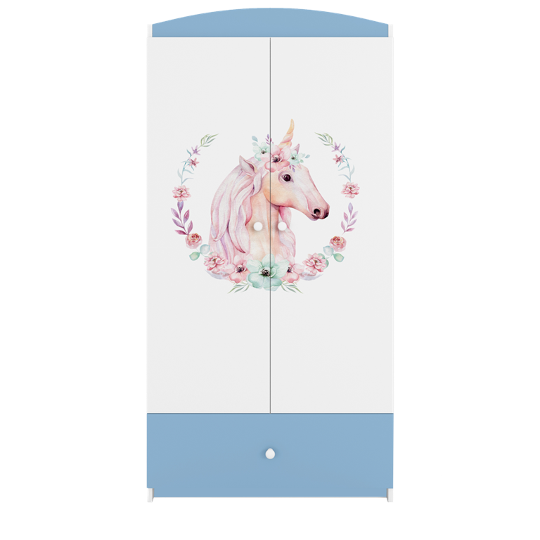 Armadio per bambini babydreams blue horse