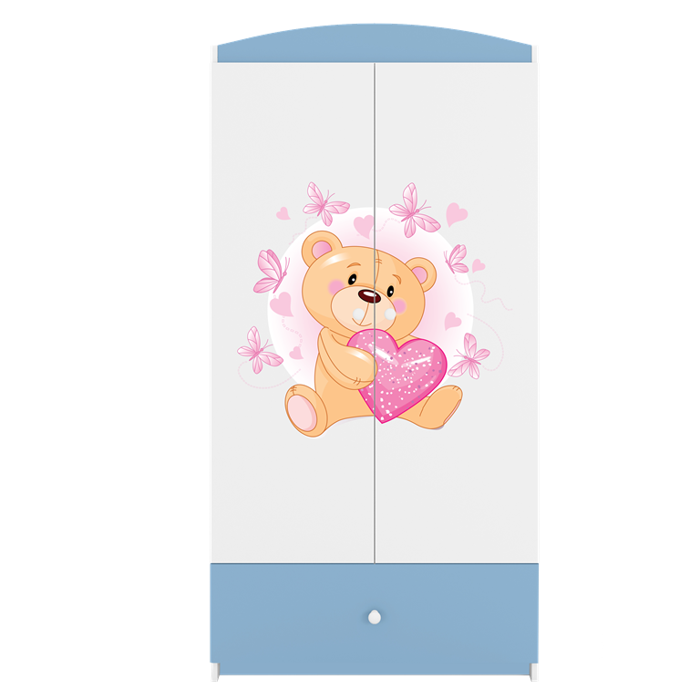 Wardrobe babydreams blue teddybear butterflies