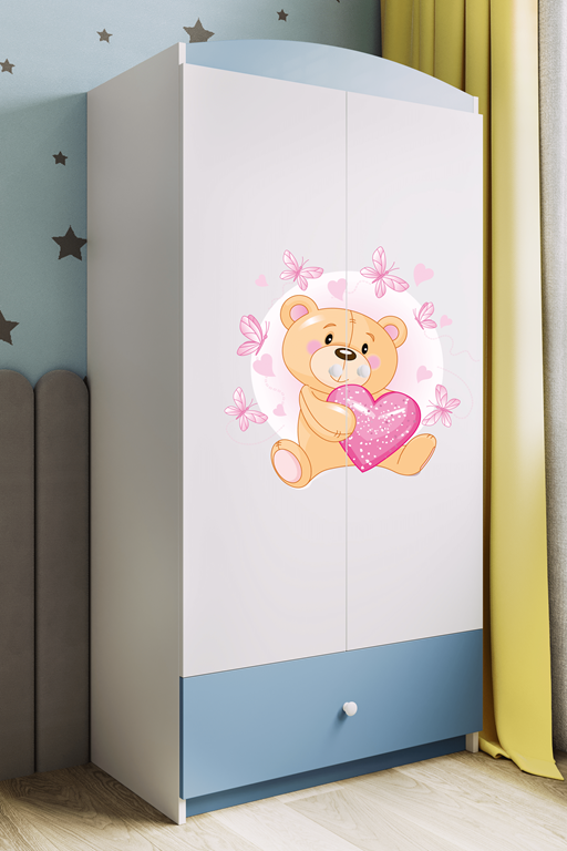Wardrobe babydreams blue teddybear butterflies