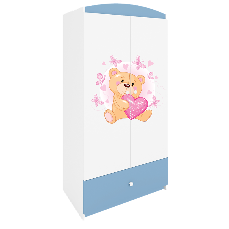Wardrobe babydreams blue teddybear butterflies