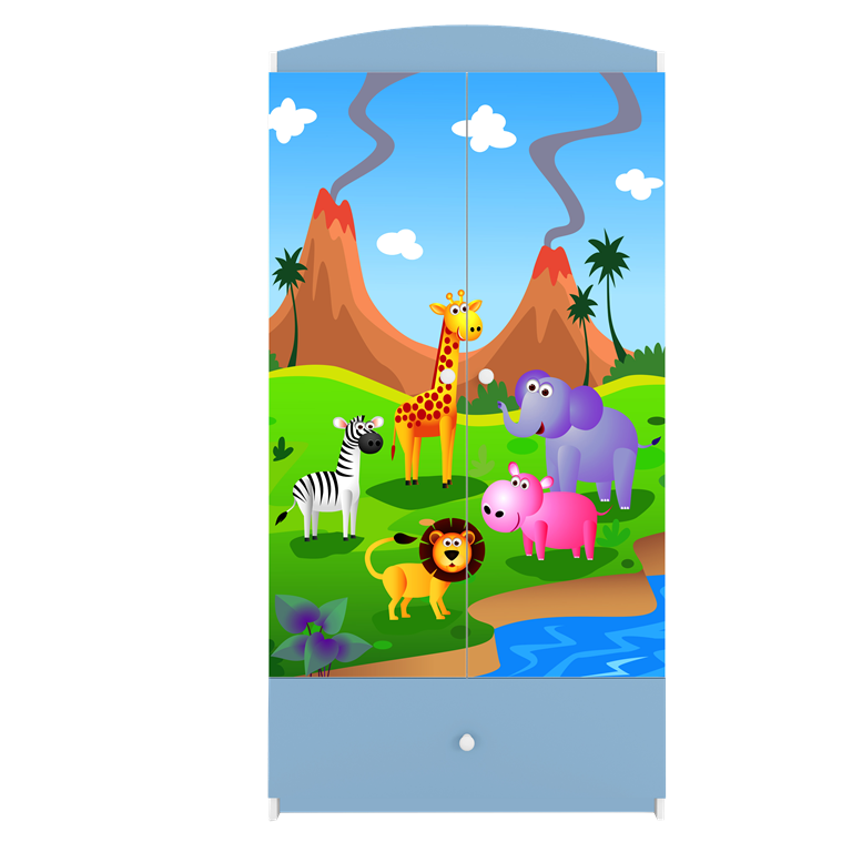 Armadio babydreams blue safari