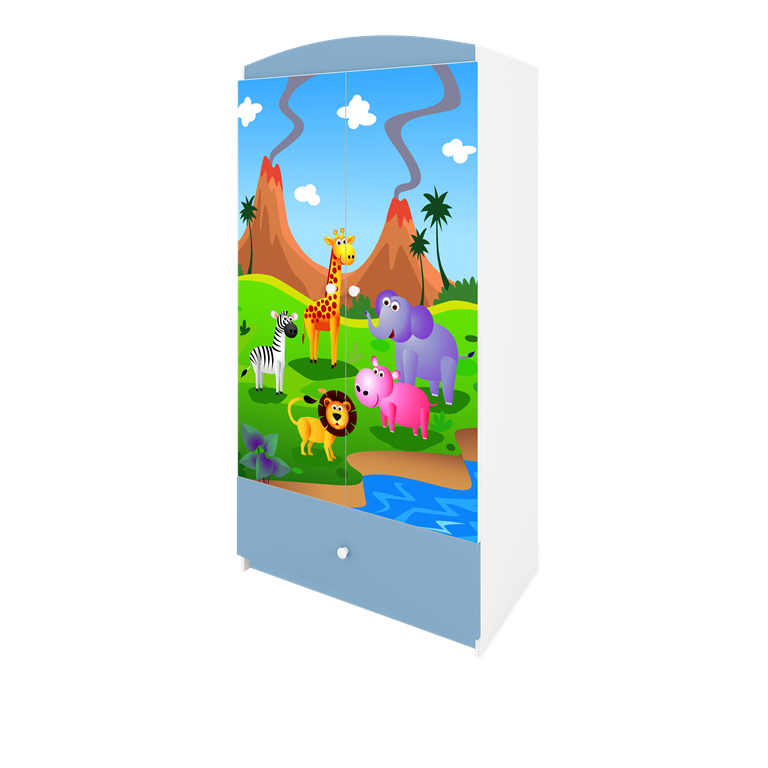 Armadio babydreams blue safari