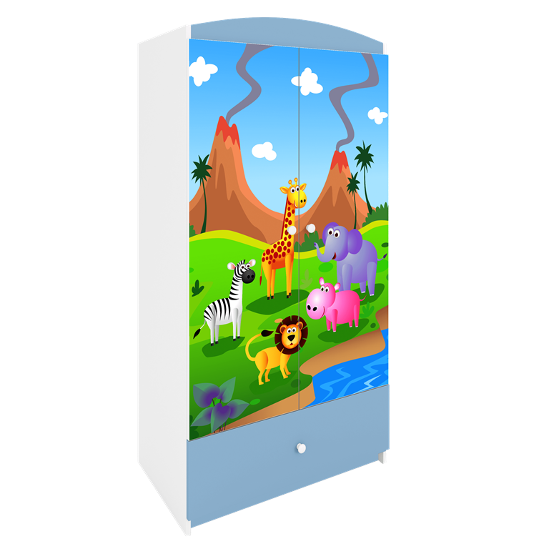 Armadio babydreams blue safari