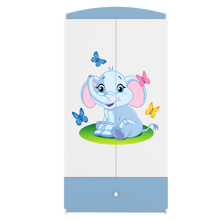 Armadio per Bambini Babydreams Blu Elefantino