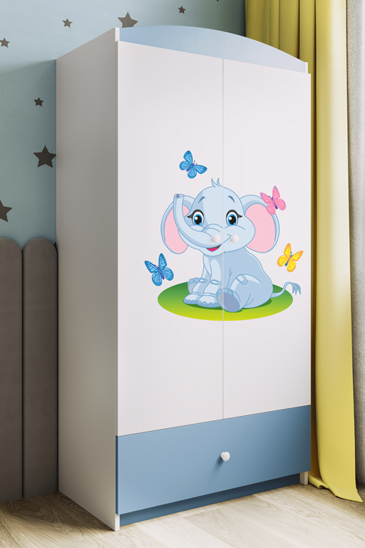 Armadio per Bambini Babydreams Blu Elefantino