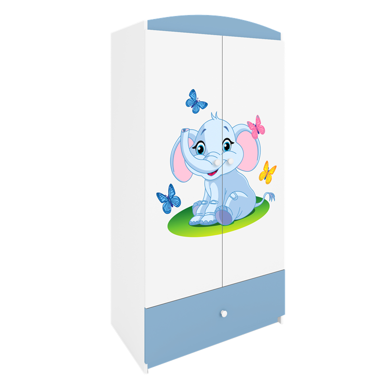 Armadio per Bambini Babydreams Blu Elefantino