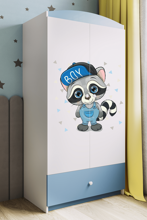 Wardrobe babydreams blue raccoon