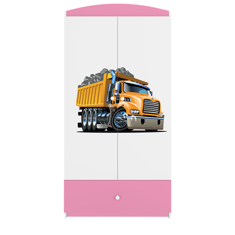 Armadio per bambini babydreams pink truck