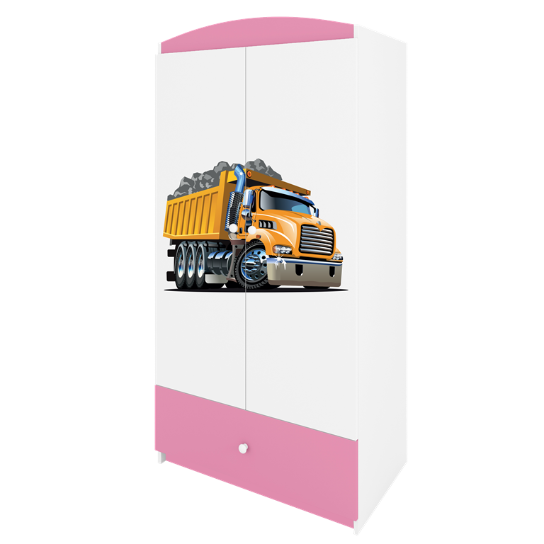 Armadio per bambini babydreams pink truck