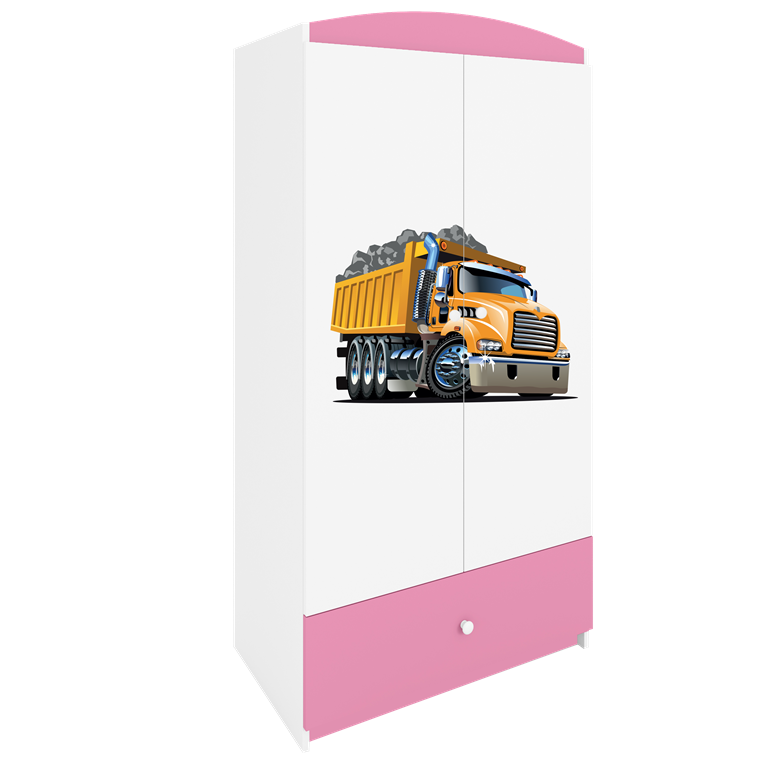 Armadio per bambini babydreams pink truck