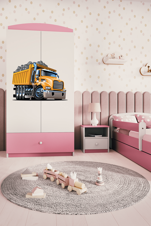 Armadio per bambini babydreams pink truck