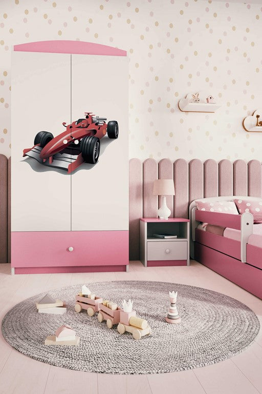 Armadio per bambini babydreams pink formula
