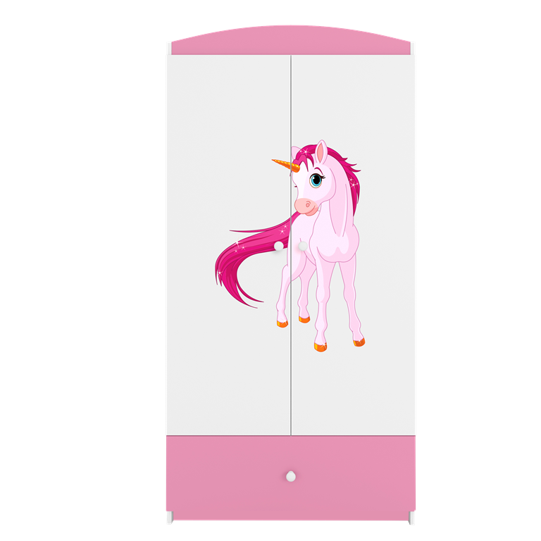 Armadio per bambini babydreams pink unicorn