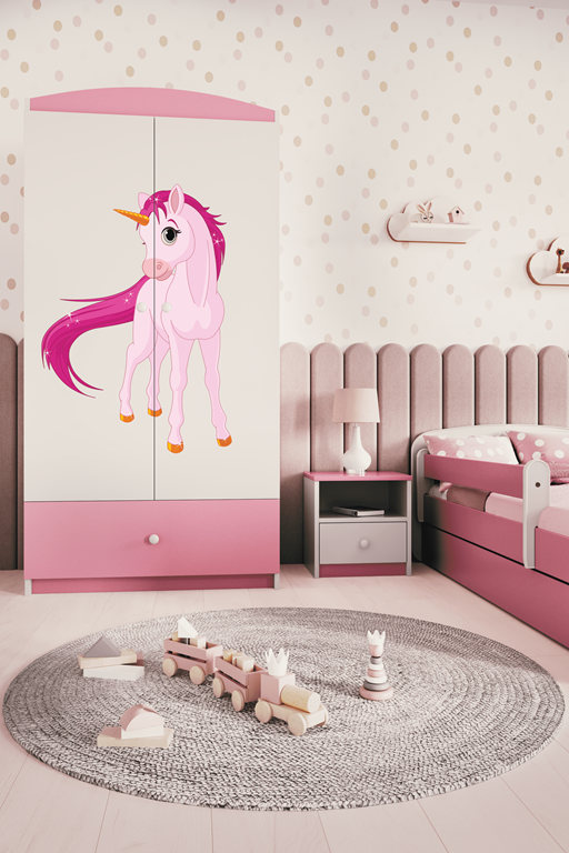 Armadio per bambini babydreams pink unicorn