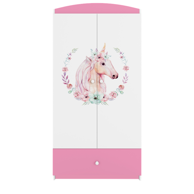 Armadio per bambini babydreams pink horse
