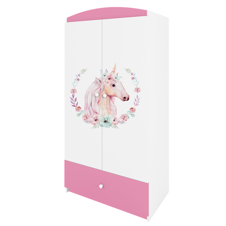 Armadio per bambini babydreams pink horse