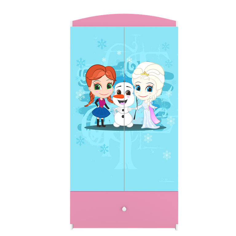 Armadio per bambini babydreams pink frozen land