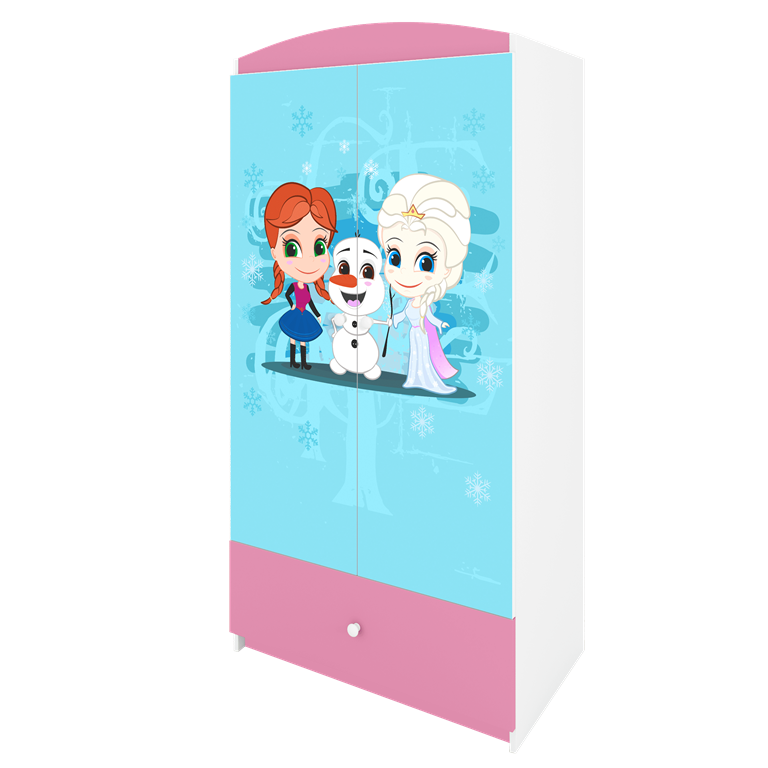 Armadio per bambini babydreams pink frozen land
