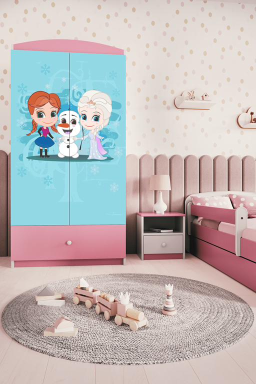Armadio per bambini babydreams pink frozen land
