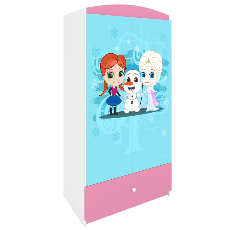 Armadio per bambini babydreams pink frozen land