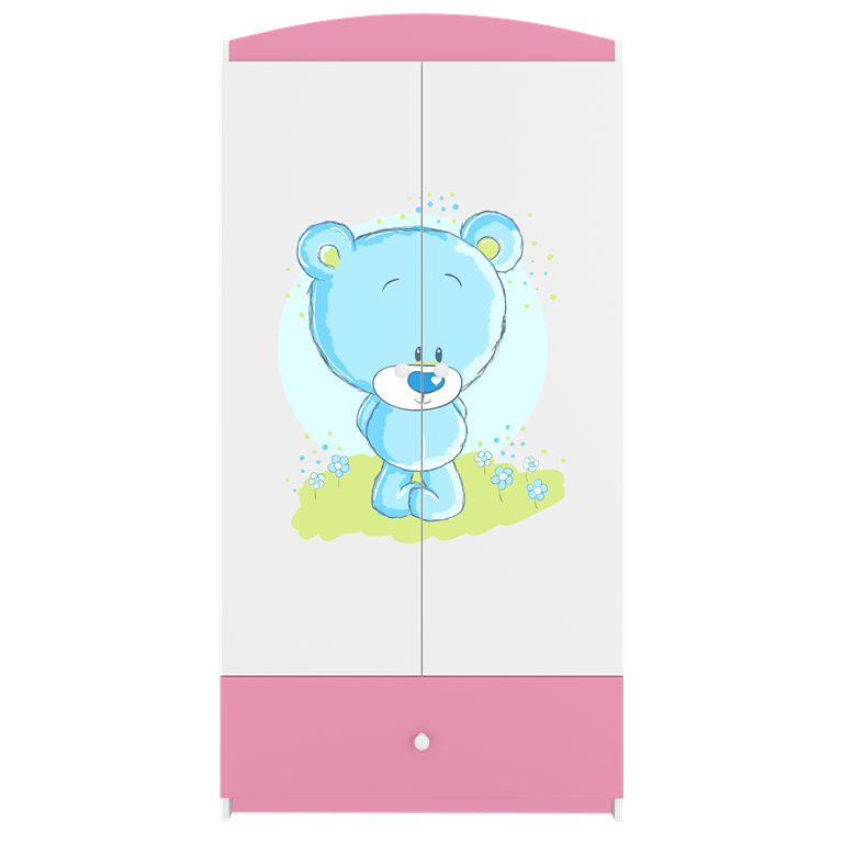 Armadio per bambini babydreams pink blue teddybear