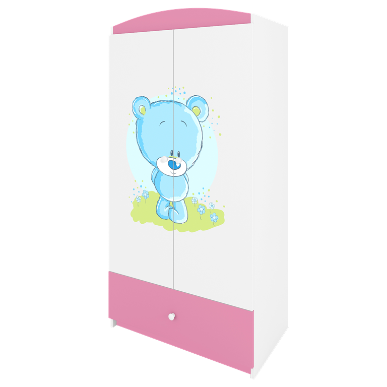 Armadio per bambini babydreams pink blue teddybear