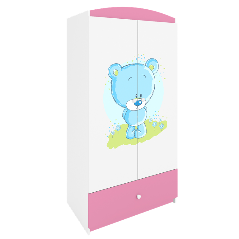 Armadio per bambini babydreams pink blue teddybear